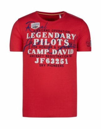 CAMP DAVID T-Shirt mit Necktape