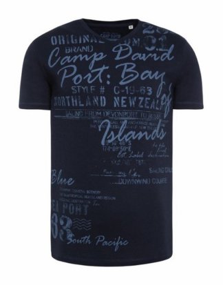 CAMP DAVID T-Shirt mit maskulinem V-Ausschnitt