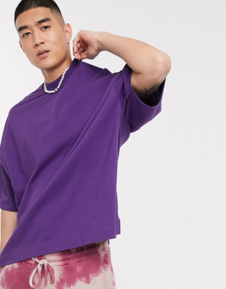 COLLUSION - Oversize-T-Shirt in Violett