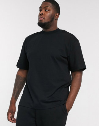 COLLUSION Plus - Schwarzes T-Shirt