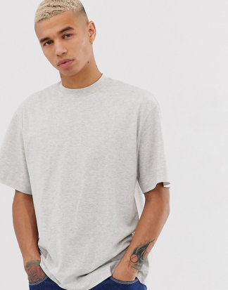 COLLUSION - T-Shirt in Weißer Kalk