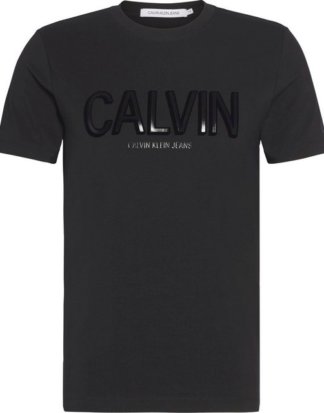 Calvin Klein Jeans T-Shirt "FLOCK CALVIN SLIM STRETCH TEE"