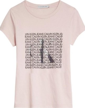 Calvin Klein Jeans T-Shirt "IRIDESCENT LOGO SS" mit auffälligem Logoschriftzug