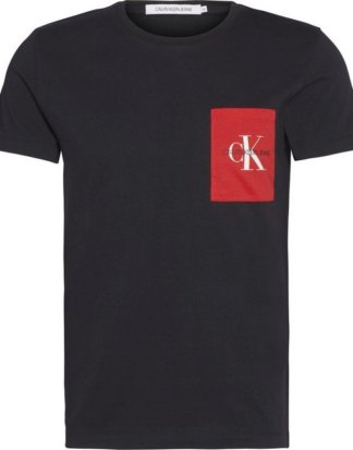 Calvin Klein Jeans T-Shirt "MONOGRAM POCKET SLIM TEE"