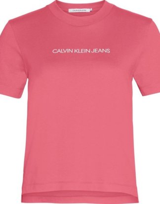 Calvin Klein Jeans T-Shirt "SHRUNKEN INSTITUTIONAL LOGO TEE" mit Calvin Klein Logo-Schriftzug auf der Brust