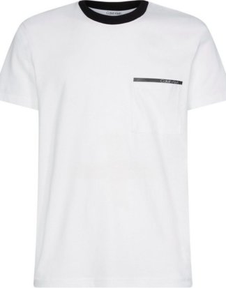 Calvin Klein T-Shirt "CONTRAST COLLAR POCKET" mit aufgesetzter Brusttasche