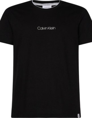 Calvin Klein T-Shirt Kontrastdetail am Kragen
