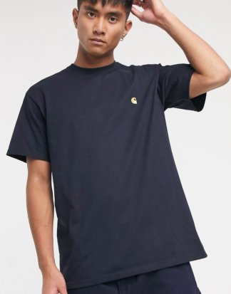Carhartt WIP - Chase - Marineblaues T-Shirt-Navy