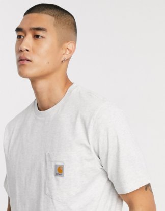 Carhartt WIP - T-Shirt mit Tasche in Grau
