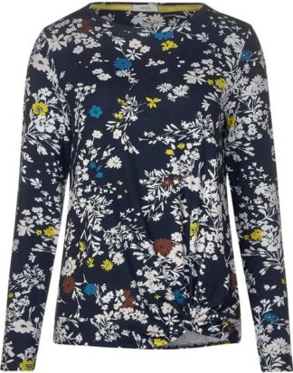 Cecil Print-Shirt mit floralem Druck