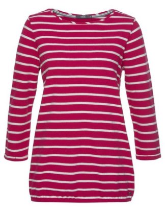 Cecil T-Shirt "Rafaela" aus gemustertem Jersey im Streifen-Look