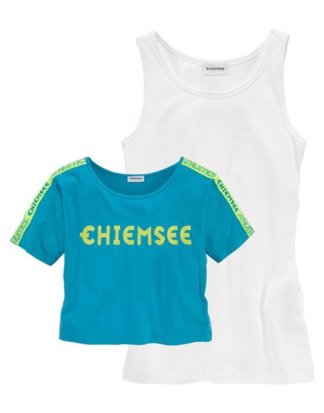 Chiemsee T-Shirt (Set, 2-tlg., mit Top) mit Neondetails