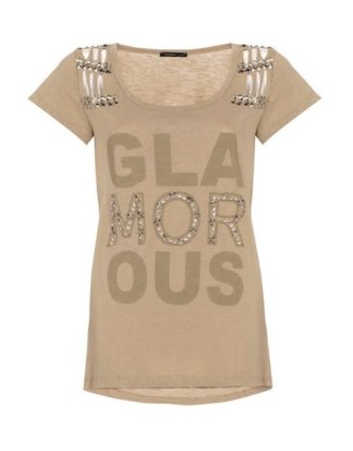 Cipo & Baxx T-Shirt mit stylishen Cut-Outs