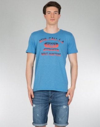 Colins T-Shirt mit College Druck vorne