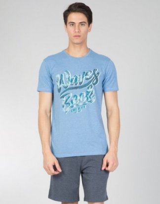 Colins T-Shirt mit modischem Printmotiv vorne
