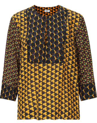 DAY Birger Mikkelsen Blusen-Shirt Day Lunaria, 3/4-Ärmel gelb