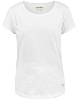 DESIRES T-Shirt "Lydi" Kurzarmshirt mit Rollkanten