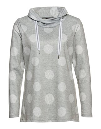 Damen-Shirt mit Kreis-Muster