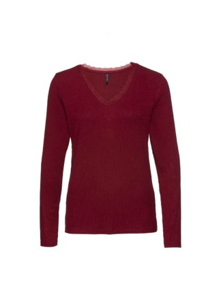Damen-Shirt mit Ripp-Struktur
