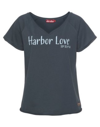 Derbe T-Shirt mit Hafenliebe Print