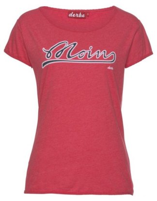 Derbe T-Shirt mit "Moin" Aufdruck