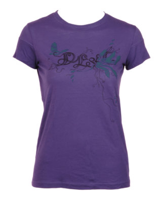 Diesel Damen T-Shirt HAIKID lila Gr. S