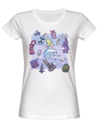 Disney T-Shirt "Alice im Wunderland Falling"