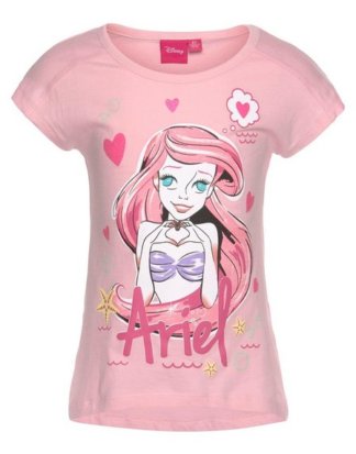 Disney T-Shirt Ariel Druck mit Glitzerdetails