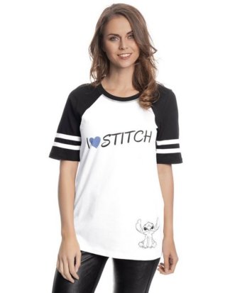 Disney T-Shirt "Lilo & Stitch I Heart Stitch"