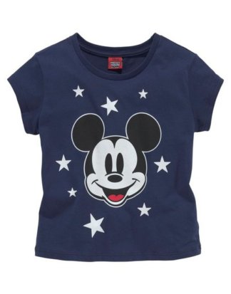 Disney T-Shirt "Mickey Mouse" in kurzer Form