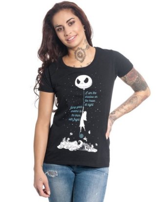 Disney T-Shirt "Nightmare Before Christmas Shadow On The Moon"