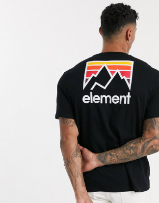 Element - Joint - T-Shirt in Schwarz, exklusiv bei ASOS
