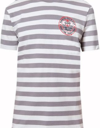 Finn Flare T-Shirt mit Streifenmuster