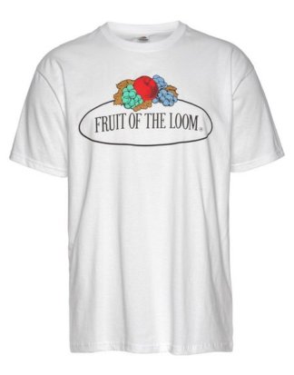 Fruit of the Loom T-Shirt mit großem Logo-Print