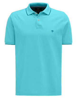 Fynch Hatton Polo-Shirt, Kurzarm blau