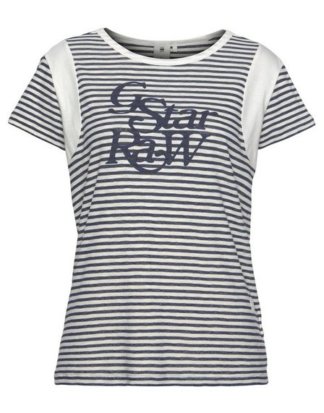 G-Star RAW T-Shirt "Firn r t wmn s/s" im Streifen-Design