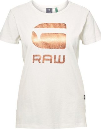 G-Star RAW T-Shirt "Graphic 21 Top" mit Folien G-Star RAW Grafik vorne
