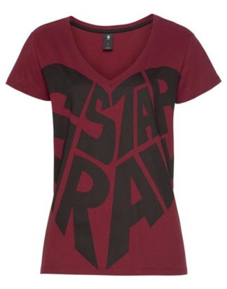 G-Star RAW T-Shirt "Graphic 50 v t wmn s/s" mit Logo-Frontdruck