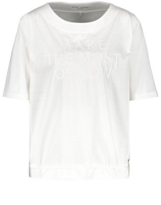 GERRY WEBER T-Shirt 3/4 Arm "Shirt mit Statement Schriftzug"