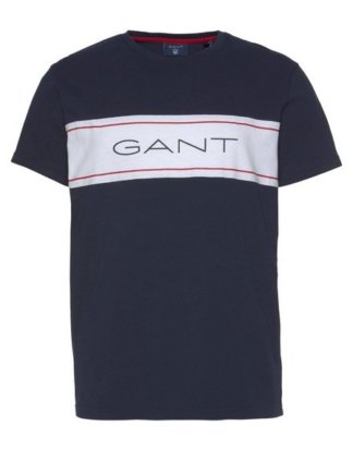 Gant T-Shirt "ARCHIVE STRIPE" Colourblocking mit GANT- Schriftzug