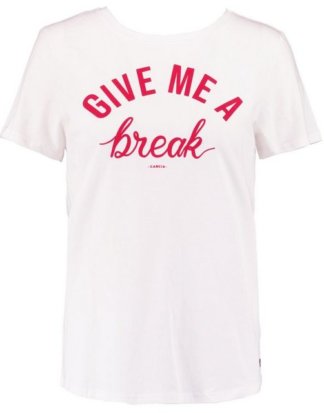 Garcia T-Shirt mit Flockprint