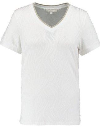 Garcia T-Shirt mit glänzendem allover Print