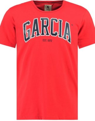 Garcia T-Shirt mit großem Garcia-Logo