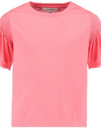 Garcia T-Shirt mit kurzen Schmetterlingsärmeln