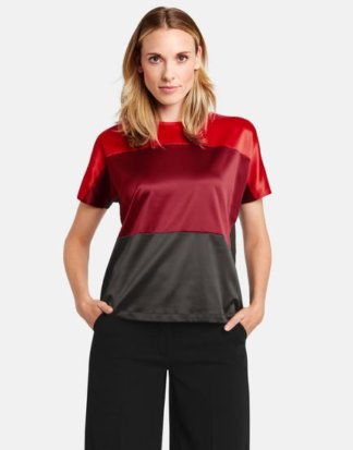 Gerry Weber Shirt mit Colourblocking Schwarz 36/S Damen