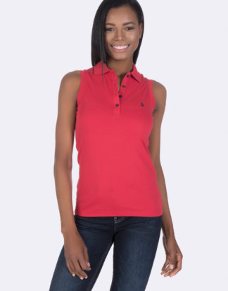 Giorgio DI Mare Polo-Shirt, ärmellos rot