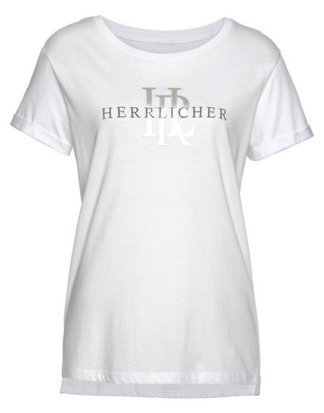 Herrlicher T-Shirt "KENDALL" mit Logo