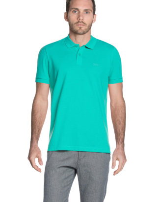 Hugo Boss Polo-Shirt, Kurzarm, Regular Fit türkis