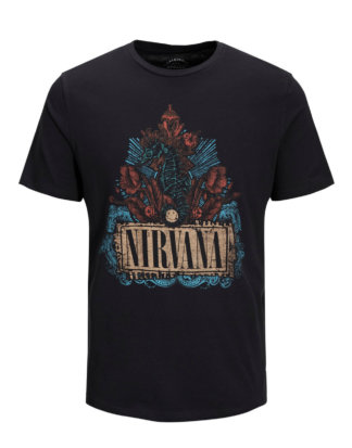 JACK & JONES Band- T-shirt Herren Schwarz