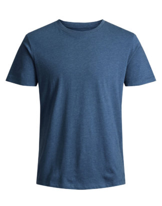JACK & JONES Basic- T-shirt Herren Blau